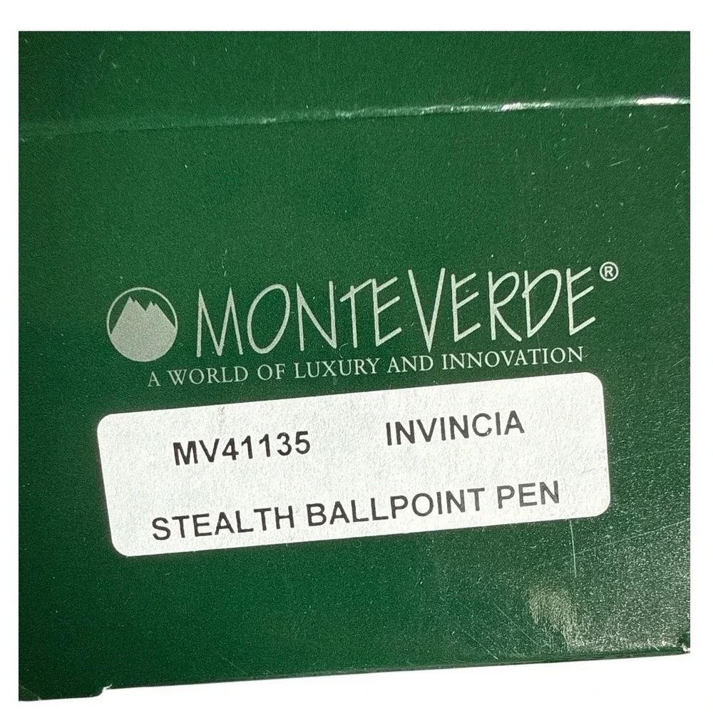 Monteverde Invincia Stealth Ballpoint Pen – Unused in Box